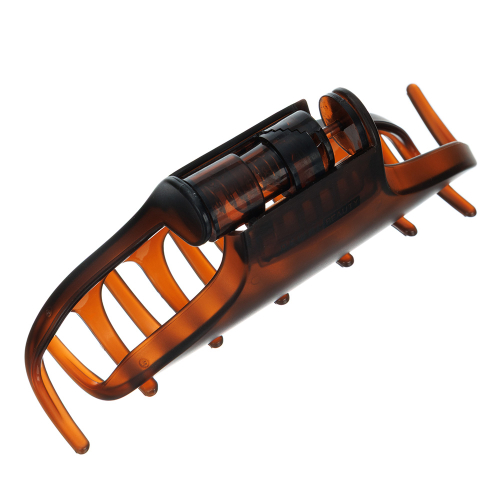 Заколка- краб коричневая, матовая  DEWAL BEAUTY DB3946Brown