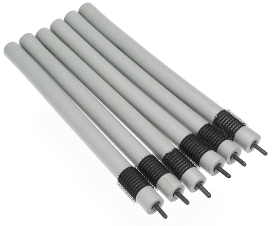 Бигуди-бумеранги серые d 18 мм x 240 мм (6шт) DEWAL BEAUTY DBB18