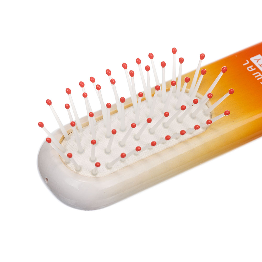 Массажная щетка мини "Caramel" DEWAL BEAUTY DBCL425orange-white