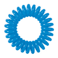 Резинки для волос "Пружинка" цвет синий (3 шт) DEWAL BEAUTY DBR03