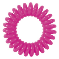 Резинки для волос "Пружинка" цвет розовый (3 шт) DEWAL BEAUTY DBR08