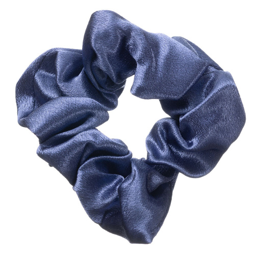 Резинка для волос из ткани, синяя (1 шт.) DEWAL BEAUTY DBR6376-1