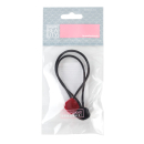 Резинки для волос цветные, сердечки , midi (2 шт.) DEWAL BEAUTY DBR92