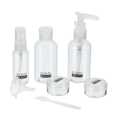 Дорожный набор баночек для путешествий (7пр) DEWAL BEAUTY DBTS5D