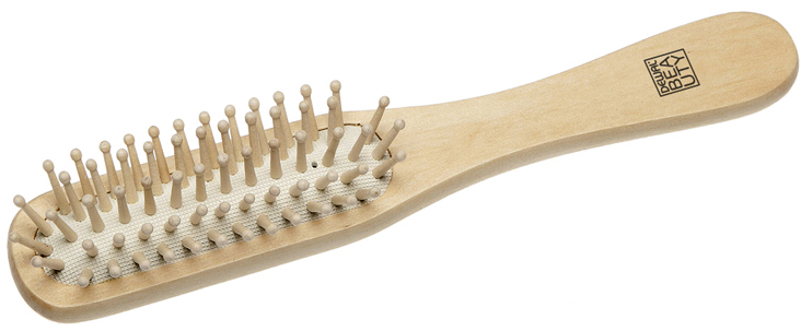 Щетка массажная прямоугольная "Дерево" DEWAL BEAUTY DBW437ECO