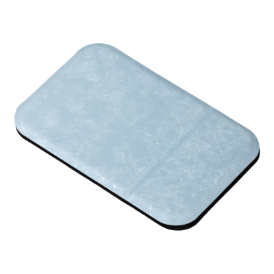 Зеркало серия "Палитра" карманное прямоугольное, складное.  DEWAL BEAUTY MR-18756Blue