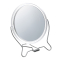 Зеркало настольное в прозрачной оправе DEWAL BEAUTY MR109